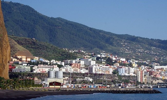 Santa Cruz de la Palma (Spanish for Holy Cross of La Palma) is a city and a municipality in the eastern part of the island of La Palma in the province of Santa Cruz de Tenerife of the Canary Islands. It is situated on the east coast. Santa Cruz de la Palma is the second largest city (after Los Llanos de Aridane) and is the capital of the island. It is located along an old lava flow coming out from the Caldereta (small caldera), a volcano located just south of the city.