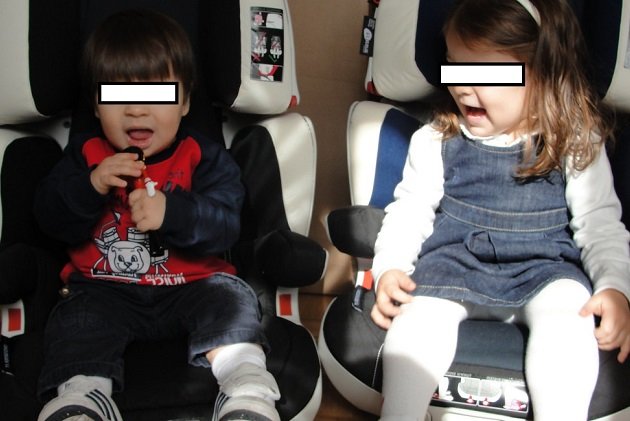 niños coche