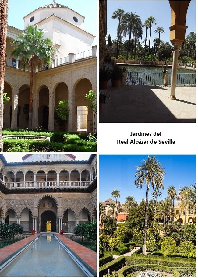 Jardine real Alcázar Sevilla