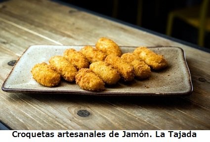 Croquetas artesanales de jamón, La Tajada