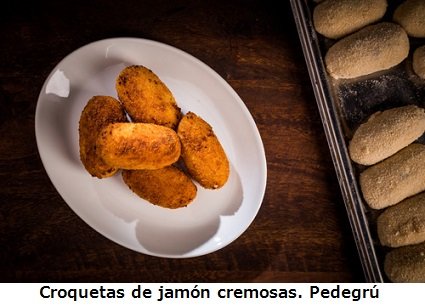 Croquetas de jamón cremosas, Pedegrú